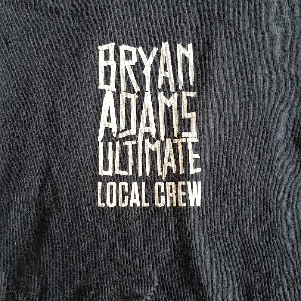 2019 Official Bryan Adams 🇨🇦 Stage Crew T-Shirt (XL)